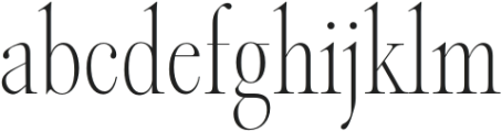 HV Alizee Regular otf (400) Font LOWERCASE