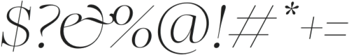 HV Auckland Italic otf (400) Font OTHER CHARS