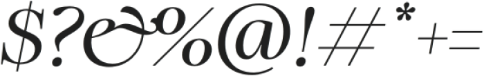 HV Auckland Semi Bold Italic otf (600) Font OTHER CHARS