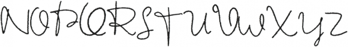 HV Autograph Regular otf (400) Font UPPERCASE