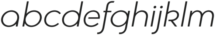 HV Frankfurt Medium Italic otf (500) Font LOWERCASE