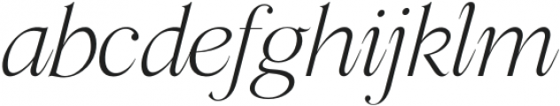HV Olive and Figs Italic otf (400) Font LOWERCASE