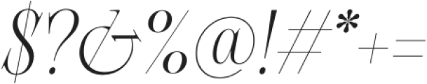 HV Philosykos Italic otf (400) Font OTHER CHARS
