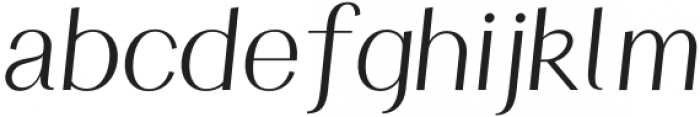 HV Simplicite Alternative Italic otf (400) Font LOWERCASE
