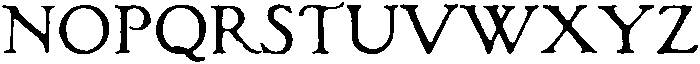 HV Woodlands Regular otf (400) Font UPPERCASE