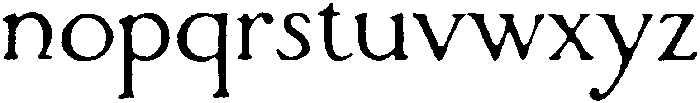 HV Woodlands Regular otf (400) Font LOWERCASE
