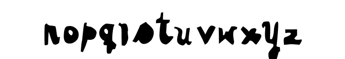 HVD Steinzeit Fill In Font LOWERCASE