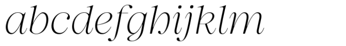 HV Auckland Italic Font LOWERCASE