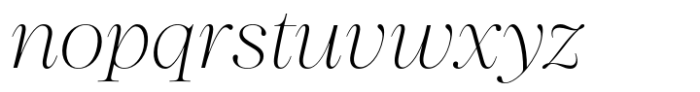 HV Auckland Italic Font LOWERCASE