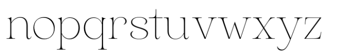HV Aurelius Regular Font LOWERCASE