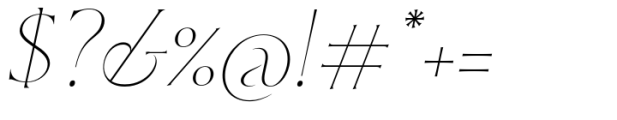 HV Cedarwood Italic Font OTHER CHARS
