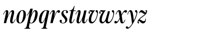 HV Fitzgerald in Berlin Bold Italic Font LOWERCASE
