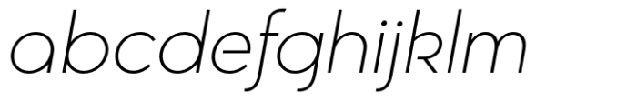 HV Frankfurt Italic Font LOWERCASE