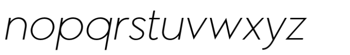 HV Frankfurt Italic Font LOWERCASE