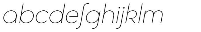 HV Frankfurt Light Italic Font LOWERCASE