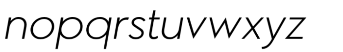HV Frankfurt Medium Italic Font LOWERCASE