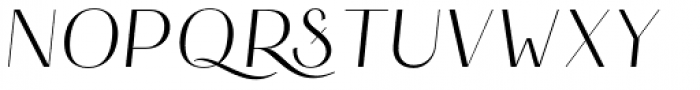 HV Simplicité Alternative Italic Font UPPERCASE