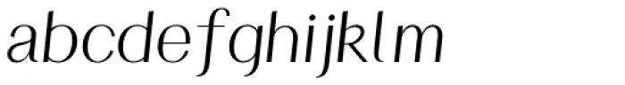 HV Simplicité Alternative Italic Font LOWERCASE