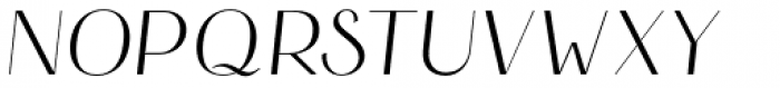 HV Simplicité Italic Font UPPERCASE