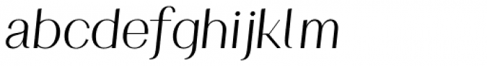 HV Simplicité Italic Font LOWERCASE