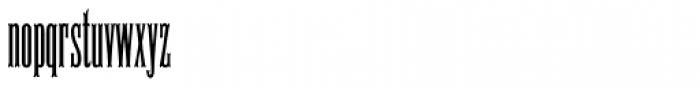 HWT Antique Tuscan 9 Font LOWERCASE