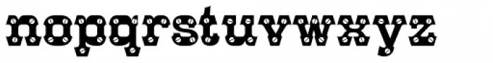 HWT Archimedes Screw Font LOWERCASE