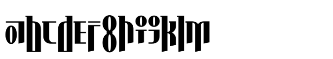 Hwaiting Serif Regular Font LOWERCASE