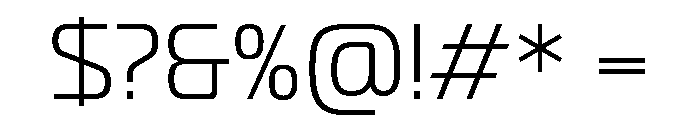 Hyperspace Race Variable Light Font OTHER CHARS