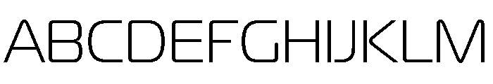 Hyperspace Race Variable Light Font UPPERCASE