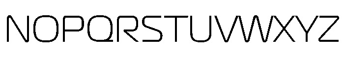 Hyperspace Race Variable Light Font UPPERCASE