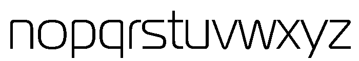 Hyperspace Race Variable Light Font LOWERCASE