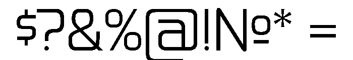 Hyperspace Race Variable Regular Font OTHER CHARS