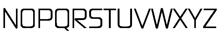 Hyperspace Race Variable Regular Font UPPERCASE