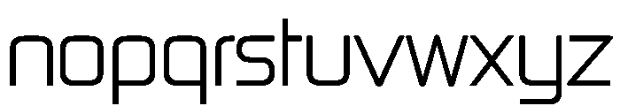 Hyperspace Race Variable Regular Font LOWERCASE