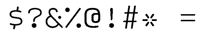 Hyperspace Race Variable Thin Font OTHER CHARS