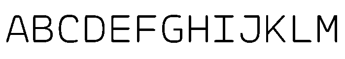 Hyperspace Race Variable Thin Font UPPERCASE