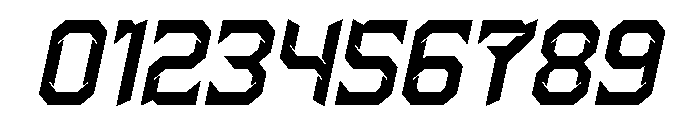 HYPER SYSTEM Bold Italic Font OTHER CHARS