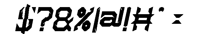 HYPER SYSTEM Bold Italic Font OTHER CHARS
