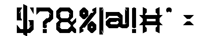 HYPER SYSTEM Bold Font OTHER CHARS