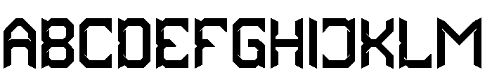 HYPER SYSTEM Bold Font UPPERCASE