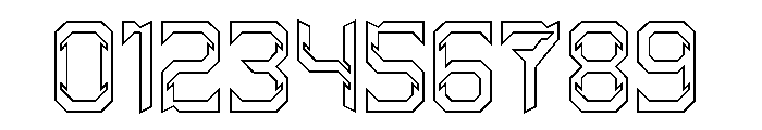 HYPER SYSTEM-Hollow Font OTHER CHARS