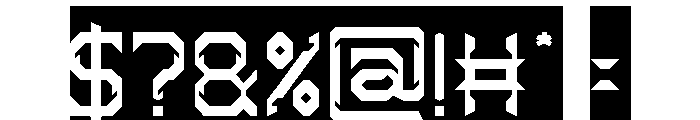 HYPER SYSTEM-Inverse Font OTHER CHARS