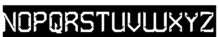 HYPER SYSTEM-Inverse Font UPPERCASE