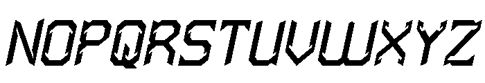 HYPER SYSTEM Italic Font UPPERCASE