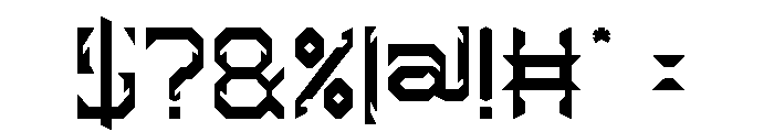 HYPER SYSTEM Font OTHER CHARS