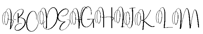 Hy Kitty Font UPPERCASE