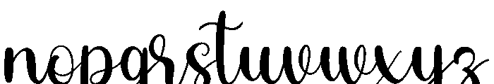Hybella Font LOWERCASE