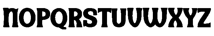 Hybrid Of Blacklette Font UPPERCASE