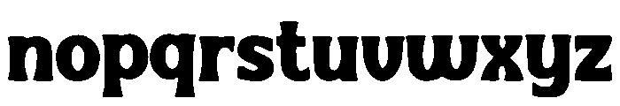 Hybrid Of Blacklette Font LOWERCASE