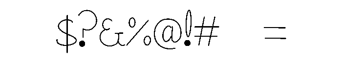 Hybrid love Font OTHER CHARS